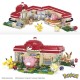 MEGA Pok mon Building Toy Kit, Forest Center (648 Pieces) with 4 Action Figures