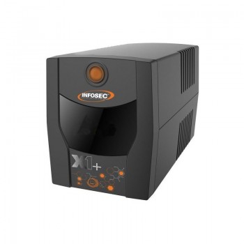Infosec UPS X1+ 1000 Backup Power Supply 1000VA, 500W, 2 FR/Schuko