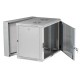 Extralink Rackmount cabinet 12U 600x600 AZH Gray wall mounted, swing type