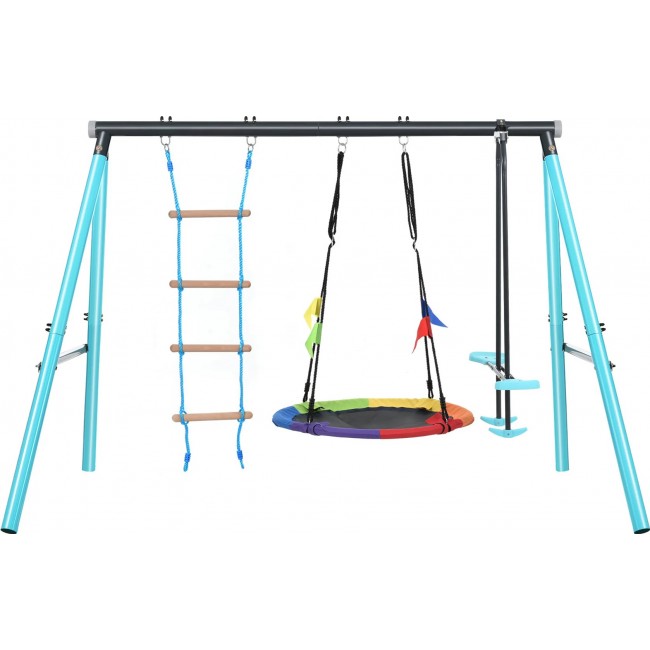 Extralink BLACK FOREST STELAZOWA HUSTAWKA BOCIANIE GNIAZDO + DRABINKA 263x185x185CM CD-S019