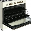 Ravanson Retro KWGE 90ARC gas and electric cooker (cream)