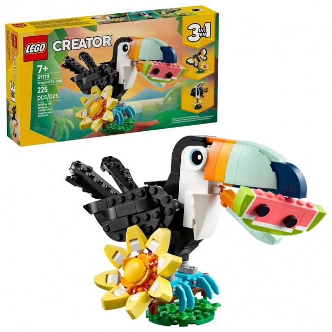 LEGO CREATOR 3 IN 1 31173 Wild Animals: Tropical Toucan LEGO CREATOR 3 IN 1 31173 Wild Animals: Tropical Toucan