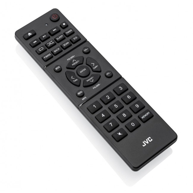 JVC RD-E874B Tower Bluetooth 20 W Black, Silver