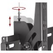 B-Tech Universal Flat Screen Ceiling Mount with Tilt (VESA 400) - 1m 50mm Pole B-Tech Universal Flat Screen Ceiling Mount with Tilt (VESA 400) - 1m 50mm Pole