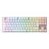 CHERRY MX 8.2 Pro TMR Wireless keyboard Gaming USB + RF Wireless + Bluetooth QWERTZ German Silver, White