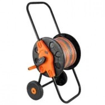 Garden hose trolley, plastic, up to 60 m 1/2