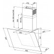 MAAN Rodo Mini 60 Wall-mounted Hood 310 m3/h, Black MAAN Rodo Mini 60 Wall-mounted Hood 310 m3/h, Black