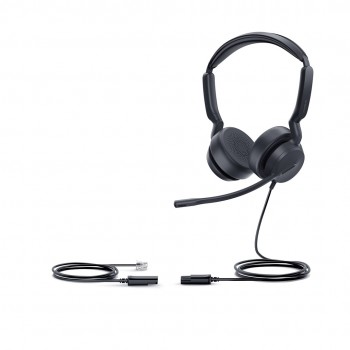 Yealink YHS36 E2 Dual Headset Wired Head-band Office/Call center Black Yealink YHS36 E2 Dual Headset Wired Head-band Office/Call center Black