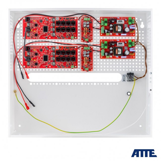 Buffer set for 16 IP switch cameras Po 16P+2G ATTE IPUPS-16-20-H