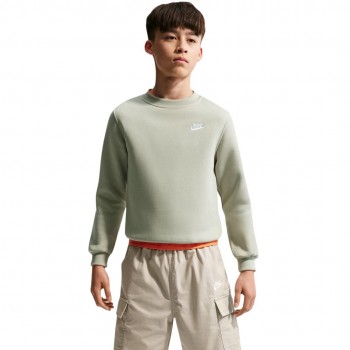 Bluza dla dzieci Nike Sportswear Club Fleece jasnozielona FD3006 304 M