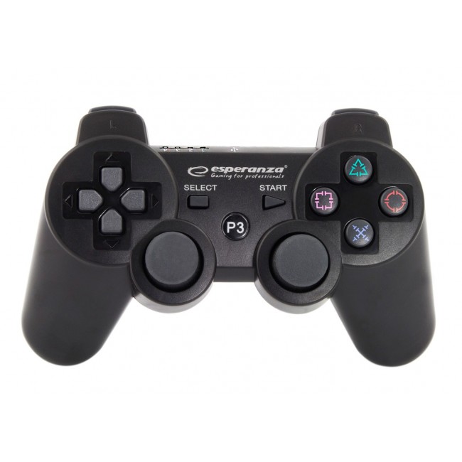 Esperanza EGG109K Gaming Controller Black Bluetooth Joystick Analogue Playstation 3