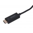 Savio CL-56 video cable adapter 1.5 m DisplayPort HDMI Type A (Standard) Black