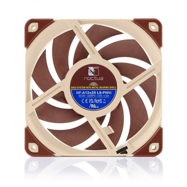Noctua NF-A12x25 Computer case Fan 12 cm Beige, Brown Noctua NF-A12x25 Computer case Fan 12 cm Beige, Brown