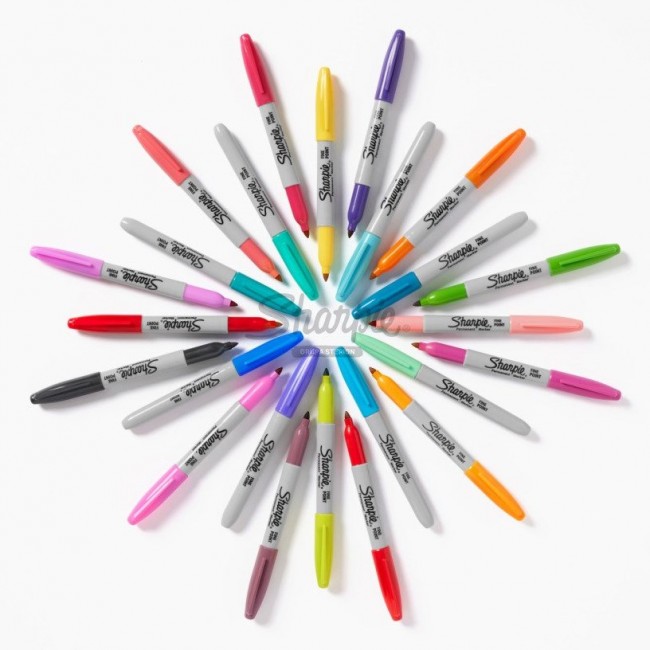 Sharpie 2198891 marker 34 pc(s) Fine tip Black, Green, Orange, Pink, Purple, Red, Yellow