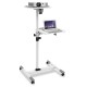 Techly Universal Trolley for Notebook / Projector, White ICA-TB TPM-6 Techly Universal Trolley for Notebook / Projector, White ICA-TB TPM-6