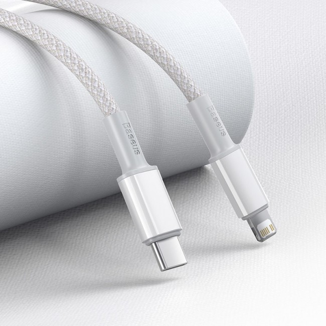 Baseus CATLGD-02 lightning cable 1 m White Baseus CATLGD-02 lightning cable 1 m White