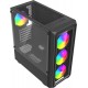 Savio Noctis Glass RGB Cube Black