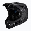 LEATT MTB Enduro 4.0 V23 bicycle helmet with removable chin bar, size L, black