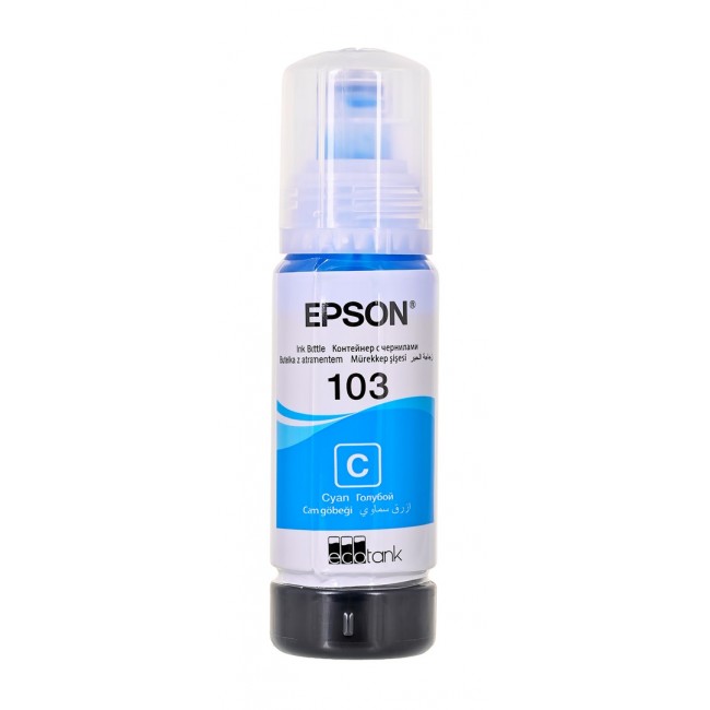 Epson 103 EcoTank Cyan ink bottle