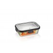 Set of 3 rectangular glass containers Gefu Milo G -12799