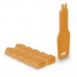 Lindy RJ45 Port Locks Orange, 10x + 1 Key Lindy RJ45 Port Locks Orange, 10x + 1 Key