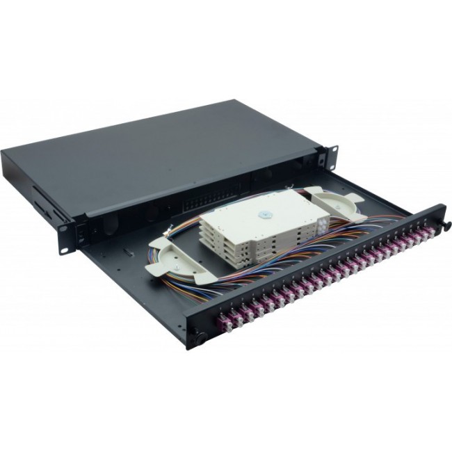 Helos 375561 rack cabinet 1U Black