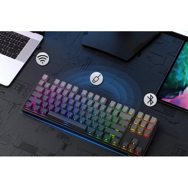 REDRAGON K707SP-RGB-PRO StarBlade keyboard USB + RF Wireless + Bluetooth Black