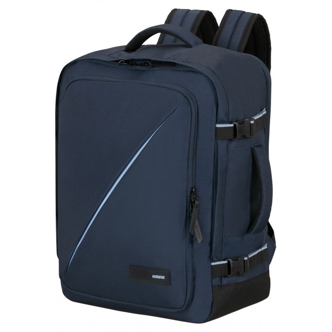 American Tourister Take2cabin backpack City backpack Navy Polyethylene terephthalate (PET)