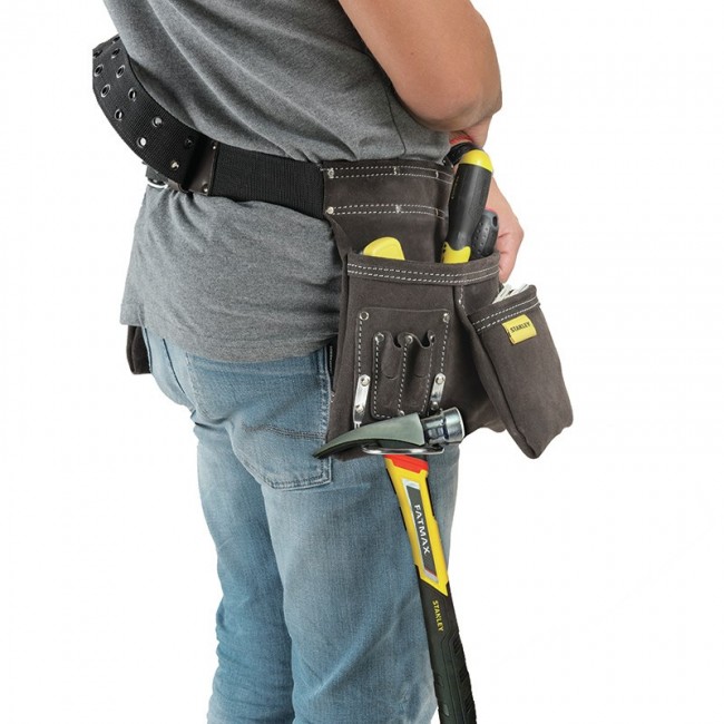 Stanley Leather Nail and Hammer Pouch