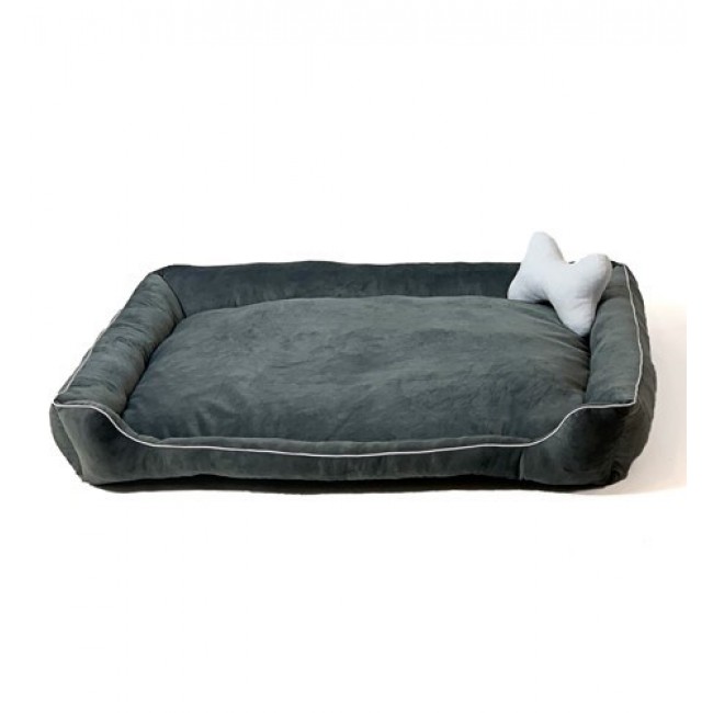 GO GIFT Lux graphite - pet bed - 95 x 70 x 9 cm