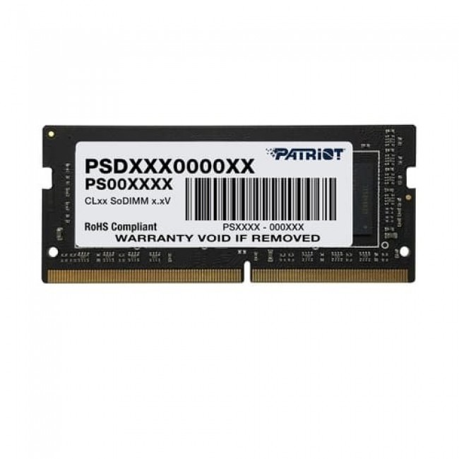 Patriot Memory Signature PSD48G320081S memory module 8 GB 1 x 8 GB DDR4 3200 MHz Patriot Memory Signature PSD48G320081S memory module 8 GB 1 x 8 GB DDR4 3200 MHz