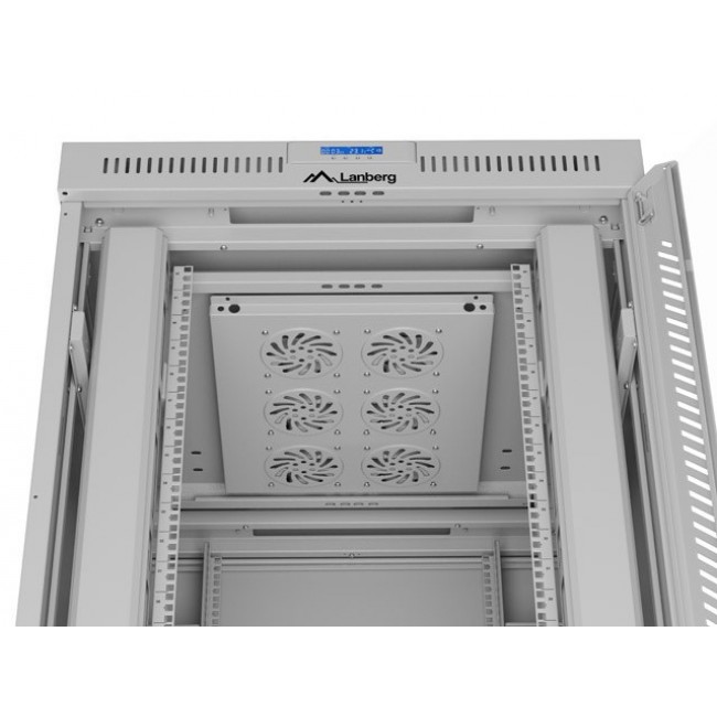 Lanberg FF01-8042-12SL rack cabinet 42U Freestanding rack Grey