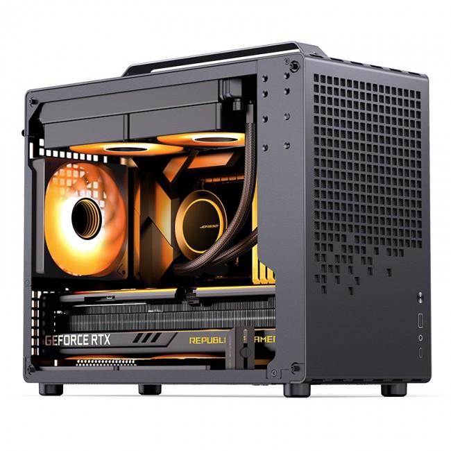 Jonsplus MATX Handle Case Z20 - black Jonsplus MATX Handle Case Z20 - black