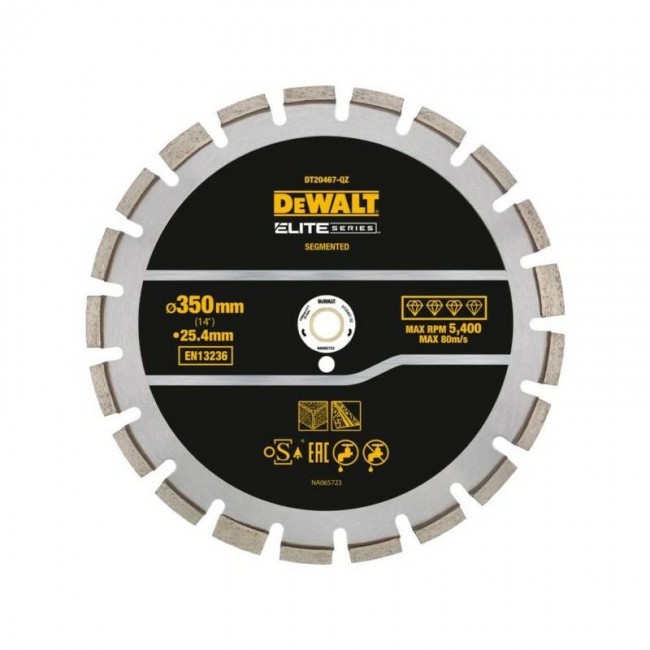 DEWALT DIAL DIAM. SEG. 350mm ELITE ASPHALT/CONCRETE DEWALT DIAL DIAM. SEG. 350mm ELITE ASPHALT/CONCRETE