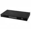 PULSAR SF116 network switch Managed Fast Ethernet (10/100) Power over Ethernet (PoE) 1U Black