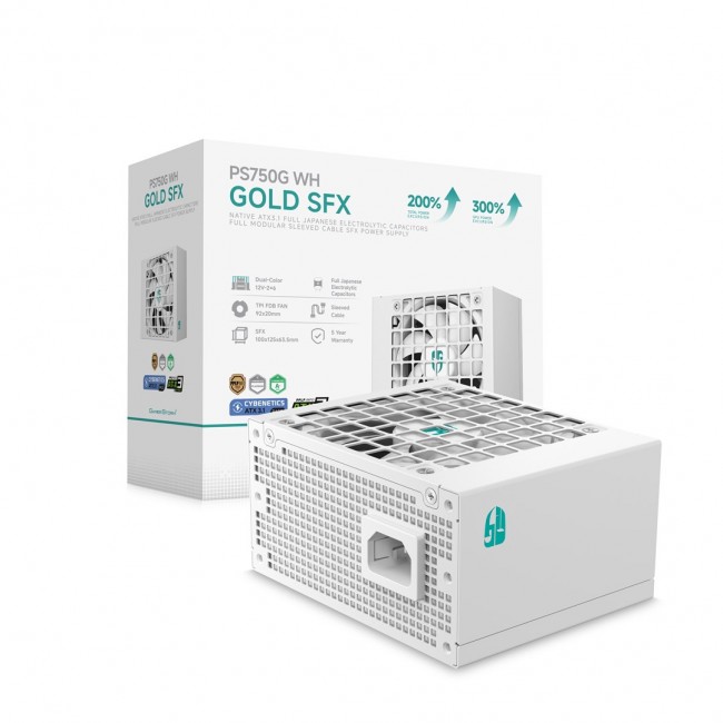 Gamer Storm PS750G WH power supply unit 750 W 20+4 pin ATX ATX White Gamer Storm PS750G WH power supply unit 750 W 20+4 pin ATX ATX White