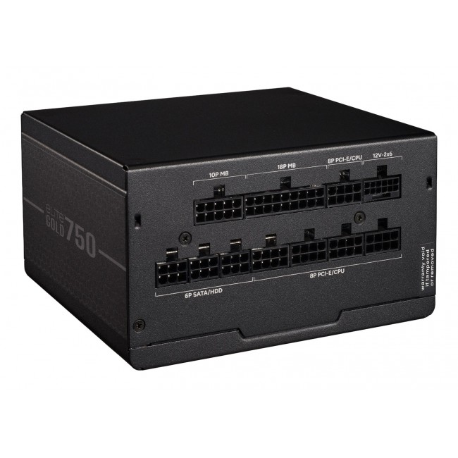 Cooler Master Elite Gold 750 power supply unit 750 W 24-pin ATX ATX Black
