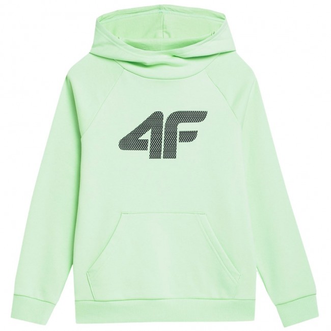 Boys' sweatshirt 4F light green 4FJSS23TSWSM220 42S 146cm Boys' sweatshirt 4F light green 4FJSS23TSWSM220 42S 146cm