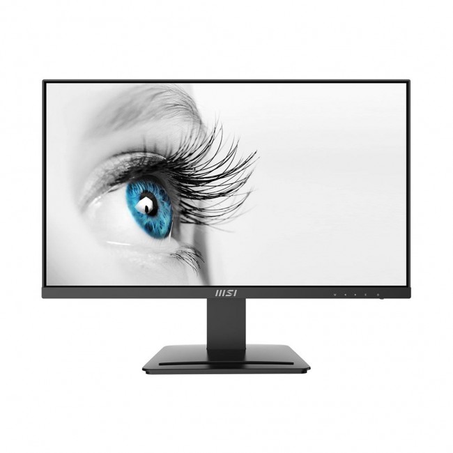 MSI Pro MP243X 23.8 Inch Monitor, Full HD (1920 x 1080), 100Hz, IPS, 4ms, HDMI, DisplayPort, Built-in Speakers, Anti-Glare, Anti-Flicker, Less Blue light, T V Certified, VESA, Kensington, Black