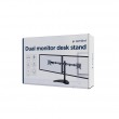 Gembird MS-D2ST-02 Monitor desk stand (rotate, tilt, swivel), 13 -32 , black