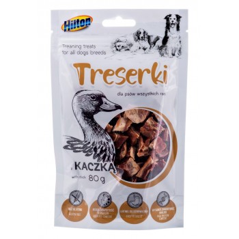 HILTON Treaning treats Duck - Dog treat - 80g