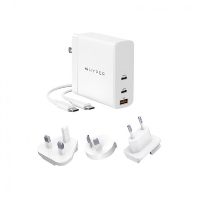 HYPER HJG140WW mobile device charger Universal White AC Fast charging Indoor HYPER HJG140WW mobile device charger Universal White AC Fast charging Indoor