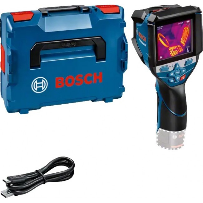 Bosch GTC 600 C Noise equivalent temperature difference (NETD) IR Black, Blue 256 x 192 pixels Built-in display LCD