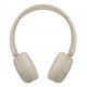 JVC HA-S59W Headset Wired & Wireless Head-band Music/Everyday USB Type-C Bluetooth Beige