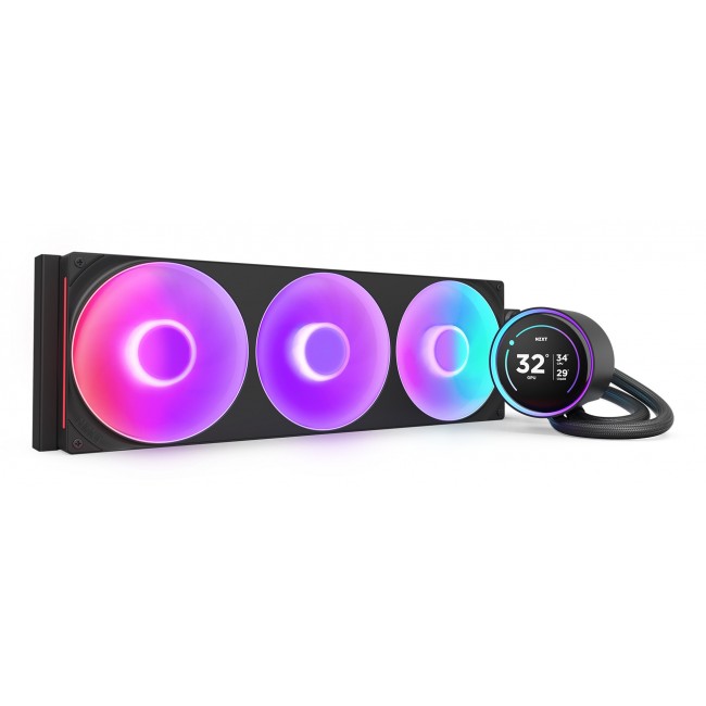 NZXT Kraken Elite 420 RGB Processor All-in-one liquid cooler 14 cm Black 1 pc(s)