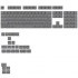 Glorious GPBT Basics Keycaps, ANSI Layout (US), PBT, Dye-Sub - Armor Grey