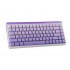 HERO84 HE White+Purple+Gradient+LIGHT JadeKing RGB AULA gasket keyboard