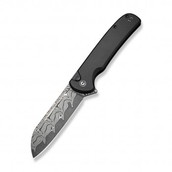 Knife CIVIVI Chevalier II Alu Black Damascus