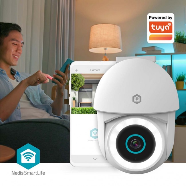 Nedis WIFICO22CWT security camera Dome IP security camera Outdoor 1920 x 1080 pixels Ceiling/wall