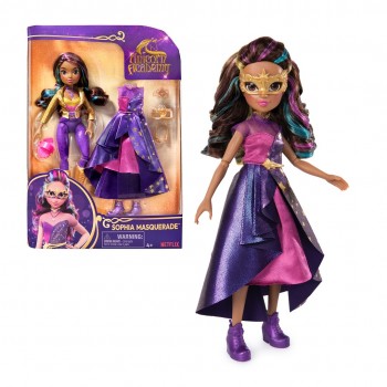 Unicorn Academy, Sophia Masquerade Ball Doll with 9 Accessories, 9.5 , Dolls & Unicorn Toys for Girls